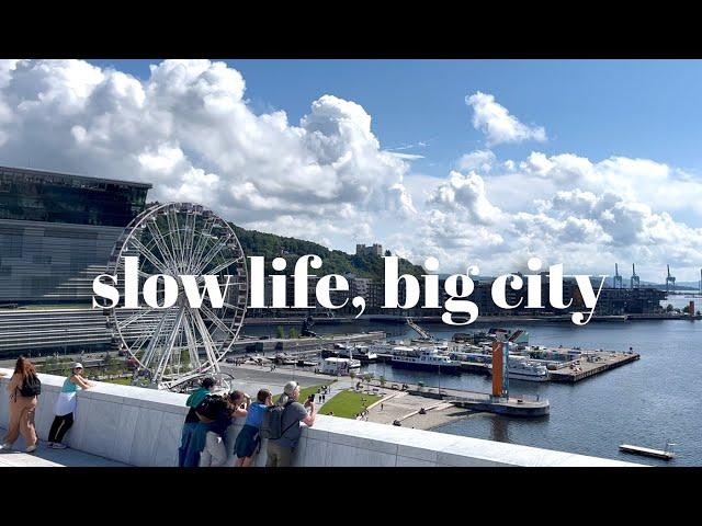 Norway. SIMPLE living in the CITY / Oslo silent vlog