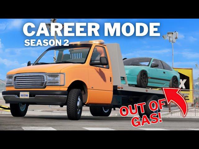 Buying A New Truck Just To Fill Up On Gas?!?! - Beamng Career Mode Season 2 EP.7