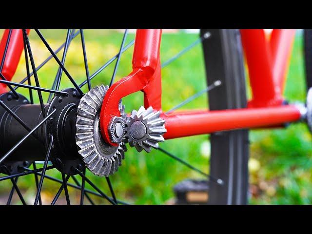 Insane Chainless Bicycle Prototype