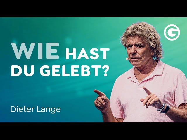 Das Abenteuer Leben beginnt – wo deine Pläne enden // Dieter Lange