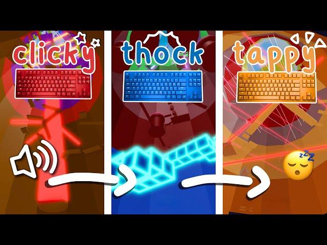 (roblox asmr ) I SWITCH KEYBOARDS EVERY TOWER.. [tower of hell]