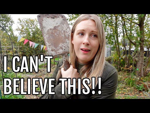 I CAN'T BELIEVE THIS HAPPENED!! / ALLOTMENT GARDENING UK