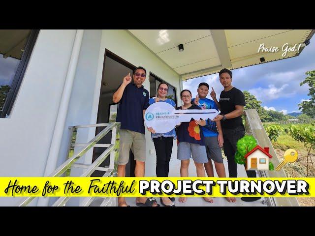 PROJECT TURNOVER: Home for the Faithful | Patakpatak Project