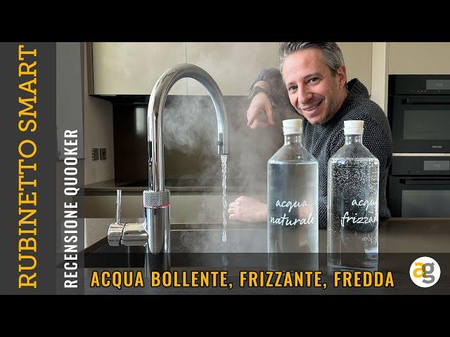 ACQUA BOLLENTE, FRIZZANTE, FREDDA, FILTRATA dal RUBINETTO. Recensione QUOOKER