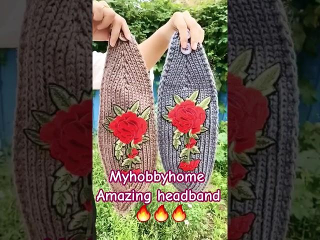  amazing headband , knit headband , crochet , Örgü,  myhobbyhome