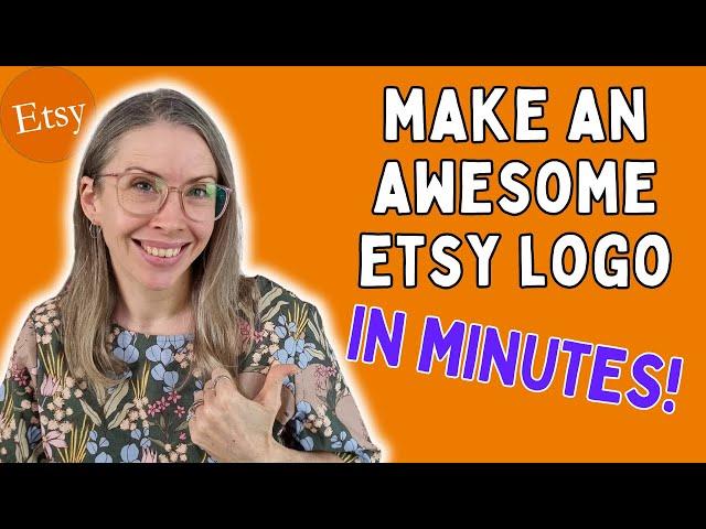 How To Make a Professional Etsy Shop Icon/Logo in Less than 5 Minutes