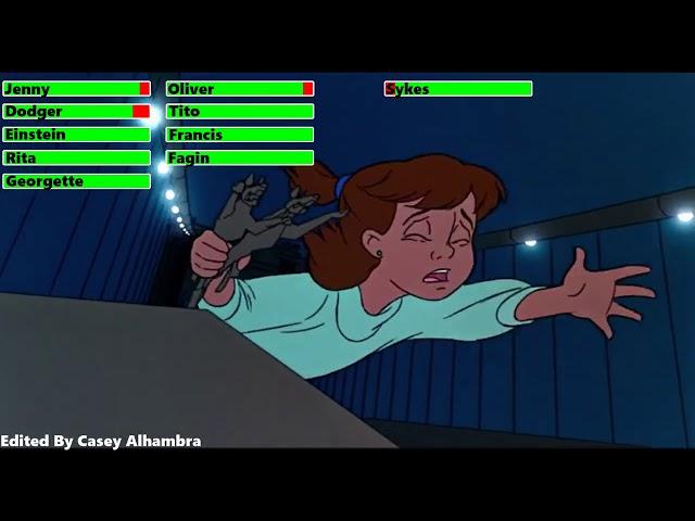 Oliver & Company Subway Chase with healthbars