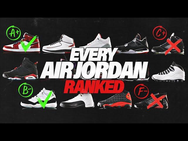 Every Air Jordan Ranked (1-14)