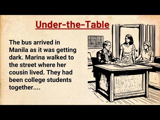 Learn English Through Story Level 3 ⭐ English Story - Under the Table