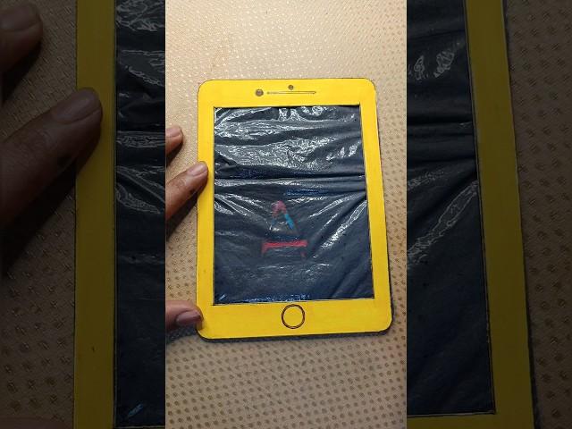 Let's make a fun handwriting drawing board like a mobile phone #shortvideo #art #craft #ytshorts