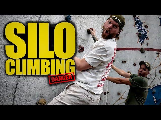 Weltrekord | 40m klettern | Silo Climbing Fehmarn