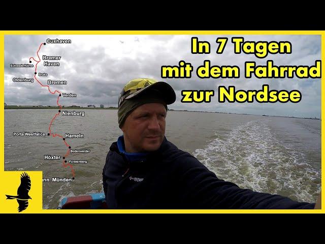 In 7 Tagen mit dem Fahrrad zur Nordsee - Der Weserradweg