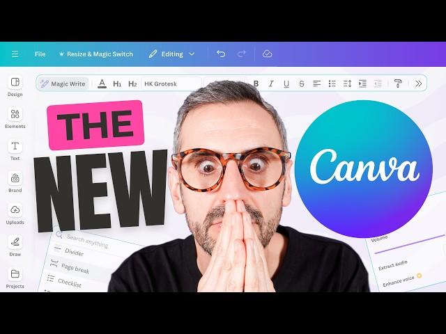 Meet the NEW Canva | Canva Create 2024 Updates