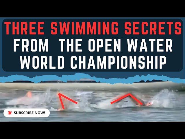 Revealing 3 insider tips for swimming success from the open water world championship