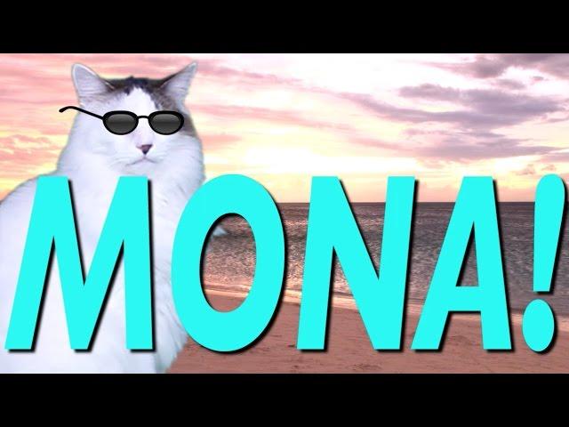 HAPPY BIRTHDAY MONA! - EPIC CAT Happy Birthday Song