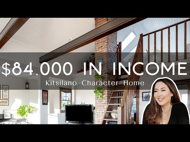 Buy a Home in Vancouver! This Kitsilano Character Home Earns $84,000 in Annual Revenue!