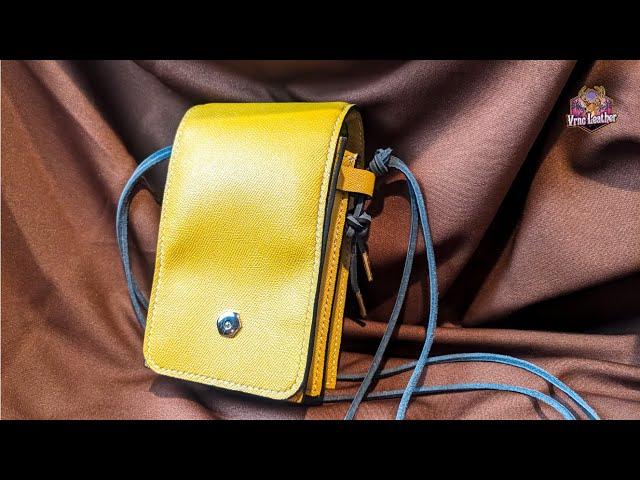 Making a Leather Essentials Mini Bag | Vrnc Leather Crafts