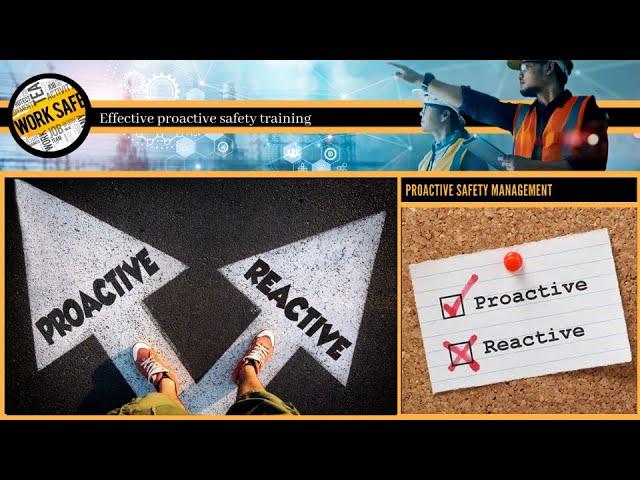 Effective proactive safety training
