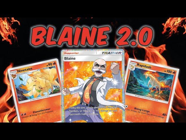 ¡EL NUEVO MAZO de BLAINE DESTROZA a los RIVALES | POKÉMON TCG POCKET