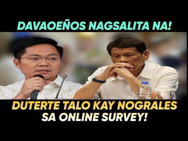 DIGONG DUTERTE TAGILID KAY KARLO NOGRALES SA PAGKA MAYOR NG DAVAO!