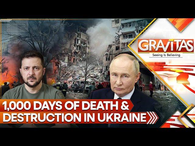 1,000 Days of Death & Destruction in Ukraine: Will Biden's Move Lead to WW III? | GRAVITAS LIVE