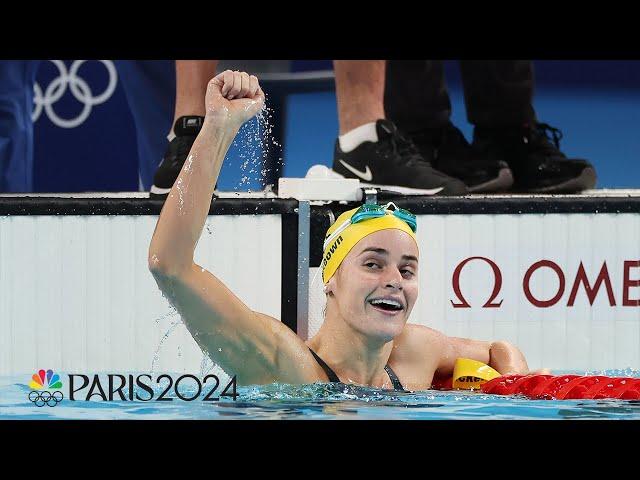 Kaylee McKeown ROARS to 100m back win over U.S.’s Regan Smith, Katharine Berkoff | Paris Olympics