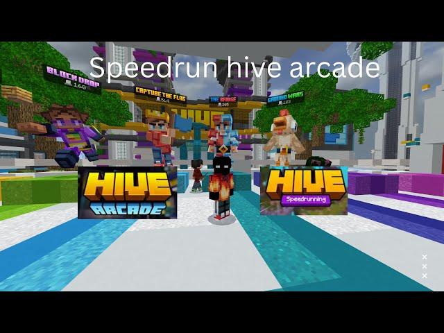 SPEEDRUNNING THE HIVE MIXED ARCADE!!! (intense)