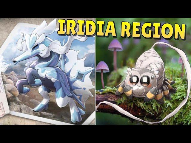 The Iridia Pokemon Region - The BEST Fakemon Art Style