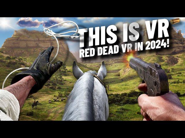 Red Dead Redemption 2 VR is Still WILD in 2024 // 4090 VR Mod Gameplay