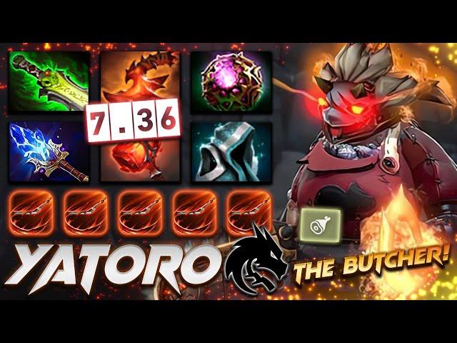 7.36 Yatoro Pudge Epic Butcher - Dota 2 Pro Gameplay [Watch & Learn]