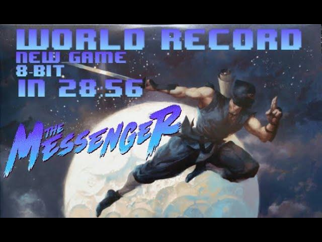 The Messenger | Former World Record Speedrun in 28:56 | New Game - 8-Bit (No Out of Bounds)