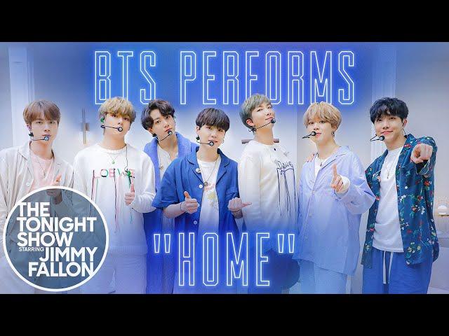 BTS: HOME | The Tonight Show Starring Jimmy Fallon