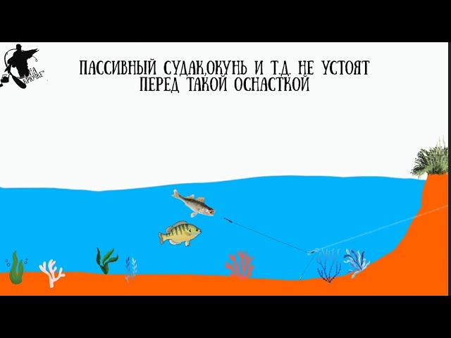 Лучшая оснастка на окуня,судака и т.д. Даже супер пассивный хищник не устоит Отводной поводок.