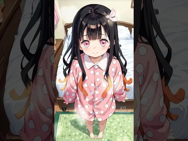 The girls from Demon Slayer who have become tiny#DemonSlayer#Nendoloid#Stop motion#Kanao#nezuko