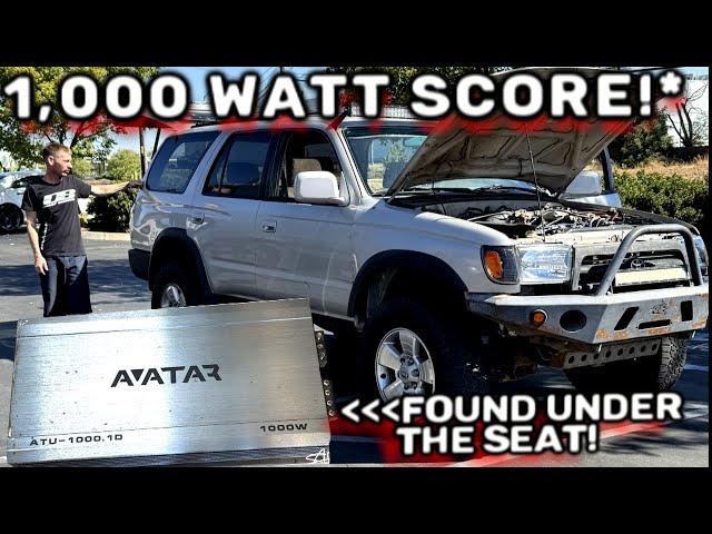 1,000 watt Score! Found this under the seat, but does it work?  Winter Beater 4Runner