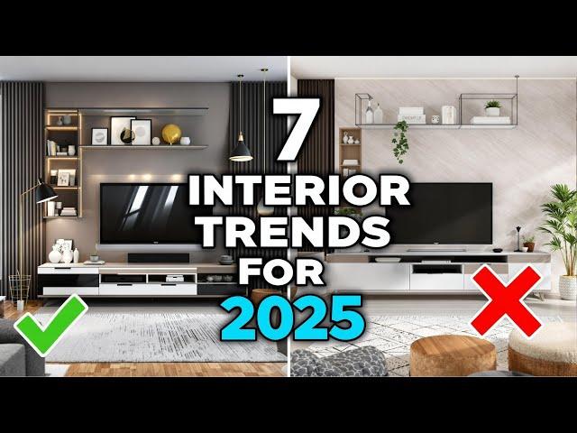 7 Interior Design Trends for 2025 | Modern Living Room Inspiration