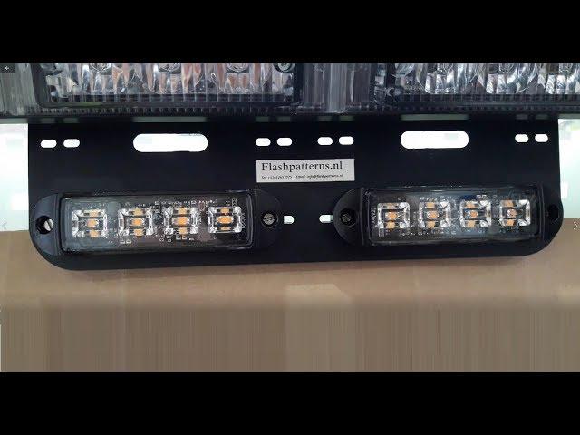 C4 COBRA LED GRILL LIGHT ECER65 AMBER - sync patterns.