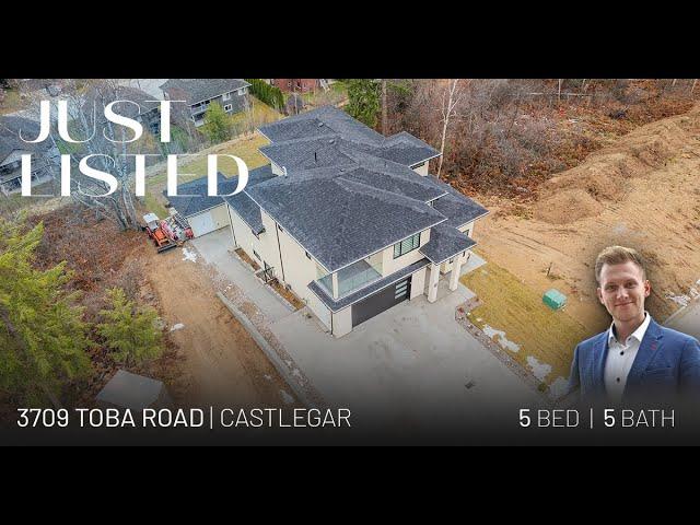 INSIDE This Stunning 2024 Contemporary Home With RIVERVIEWS | Home For Sale Castlegar, BC