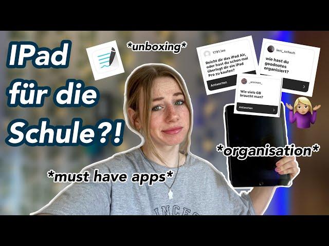 IPad für die Schule?! ‍️| unboxing, apps, Vor- und Nachteile, Goodnotes | jennybelly