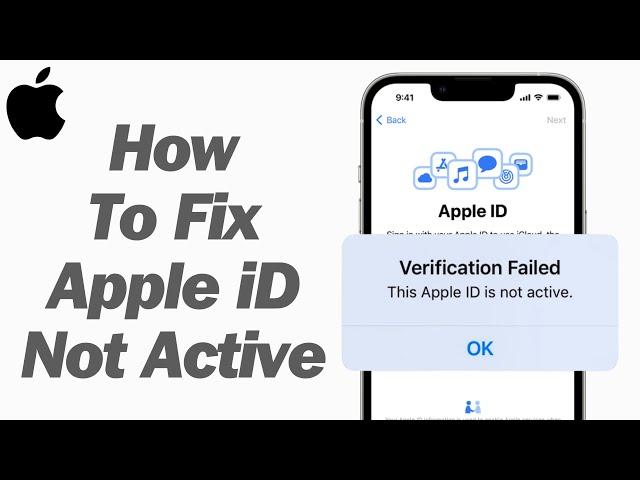 How To Fix This Apple iD Is Not Active ! This Apple iD Is Not Valid !2024