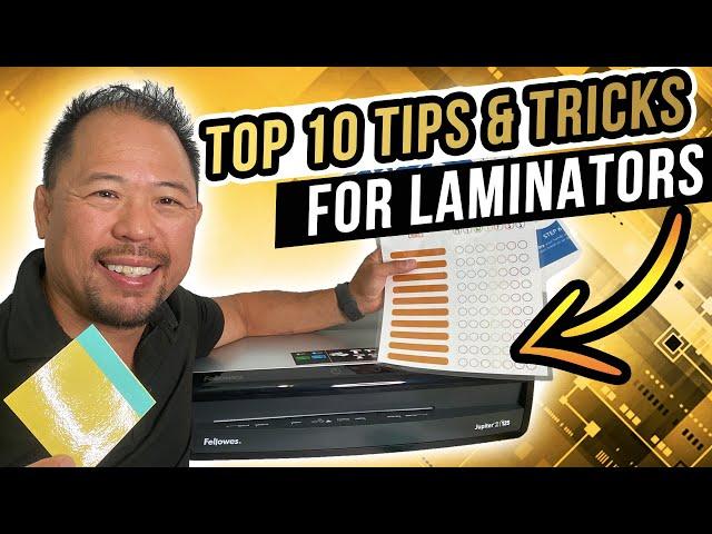 Top 10 Amazing Laminator Tips and Tricks | EdTchoi