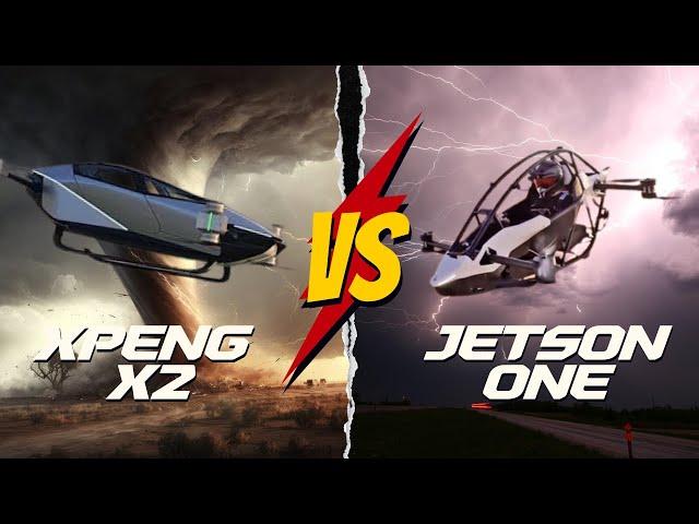 Flying Car Face-Off: Xpeng X2 vs. Jetson One - Ultimate Comparison!