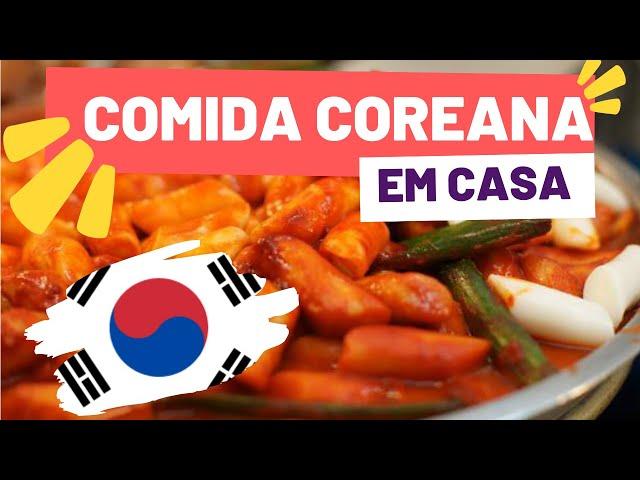 Como Fazer Topokki e Hotdog Coreano em Casa.