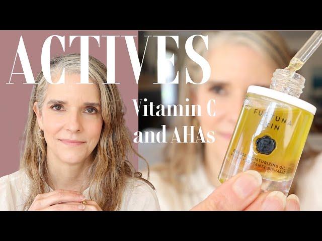 WHAT ACTIVES AM I CURRENTLY USING? | Vitamin C + AHAs Edition | Trish V