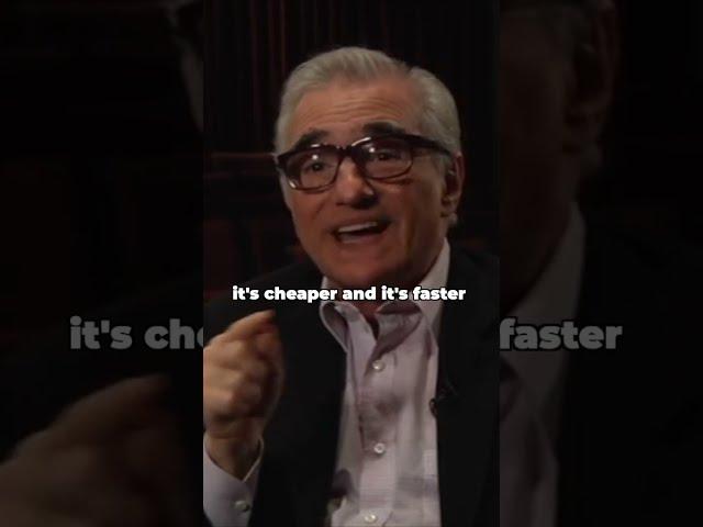 Scorsese talks about the end of film in cinema