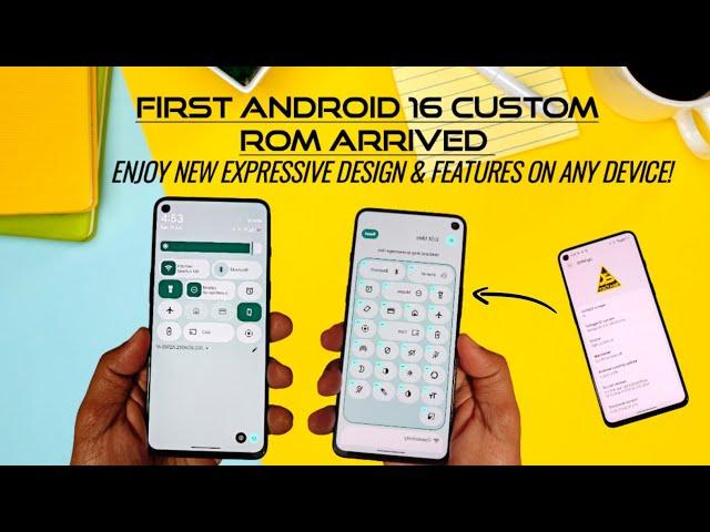First android 16 custom rom any device Voltage OS 5.0