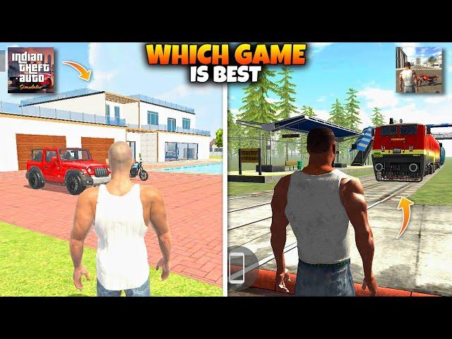 INDIAN BIKE DRIVING 3D VS INDIAN THEFT AUTO SIMULATOR| WHICH ONE IS BEST?