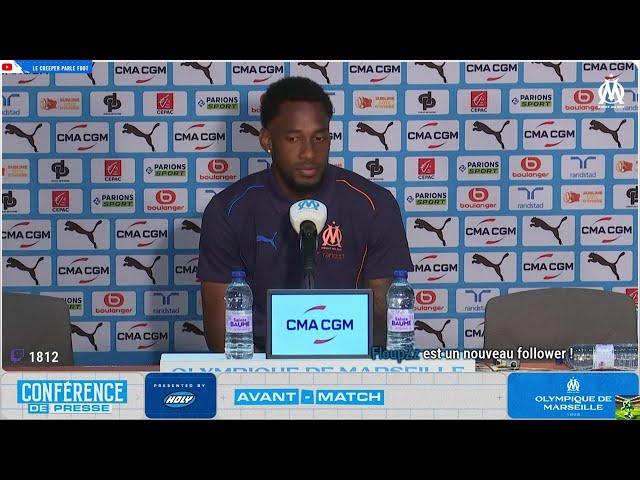 CONFERENCE DE PRESSE AVANT MATCH STRASBOURG OM | AMIR MURILLO "A LYON C'ETAIT INCROYABLE"