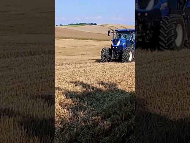 ŻNIWA 2024 /PODJAZD POD GÓRĘ/ NEW HOLLAND T7 165S & PRONAR PT 612