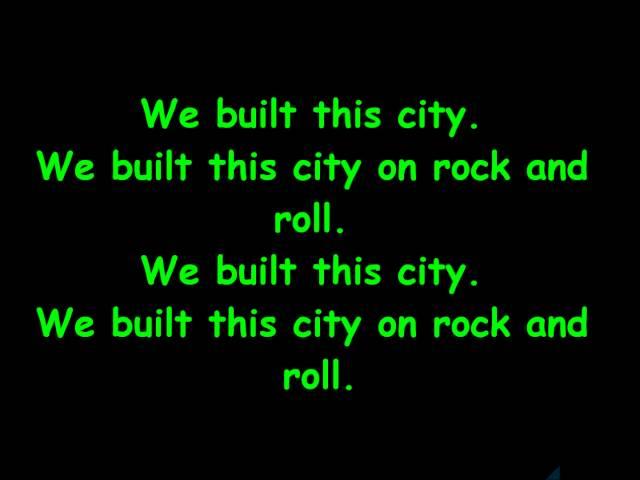 Starship - We built this city (with lyrics)